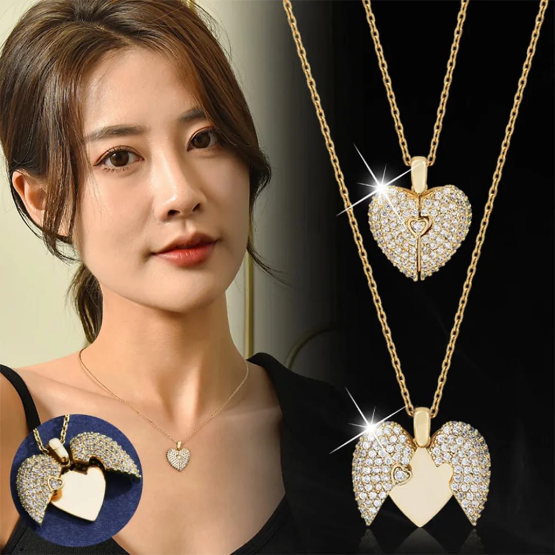 Heart Necklace With Customized Name