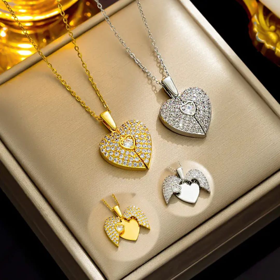 Heart Necklace With Customized Name