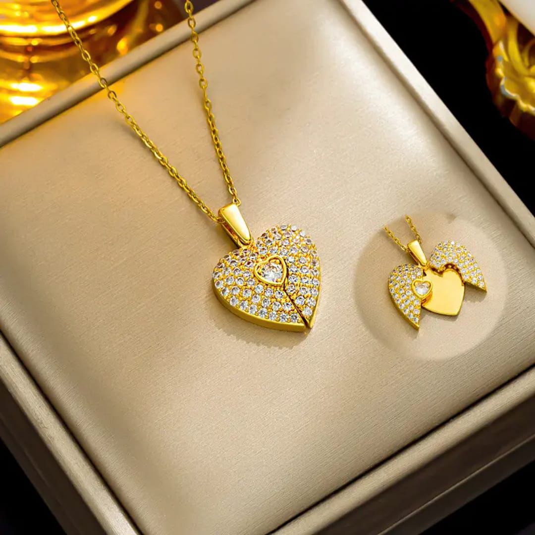 Heart Necklace With Customized Name
